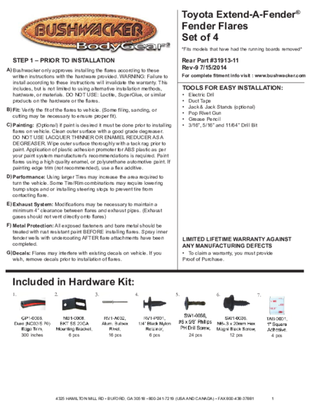 Installation Manual